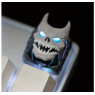 Stylish And Unique Monster Skull Keycaps Made of Epoxy Resin, Designed for Mechanical Keyboards with Cross-Shaped Switches, Suitable Only for Mechanical Keyboards